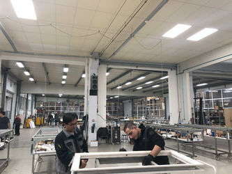 FOSHAN AE PARTITION TECHNOLOGY LIMITED COMPANY productielijn van de fabrikant