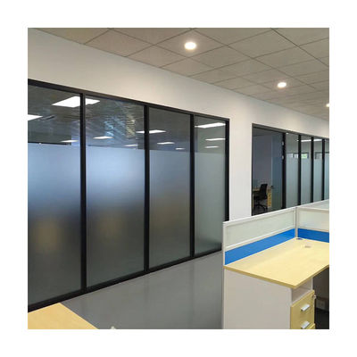 Goede prijs. Top Supported Manually Operated Office Glass Partition Wall with Convenient Operability and Tempered Glass online