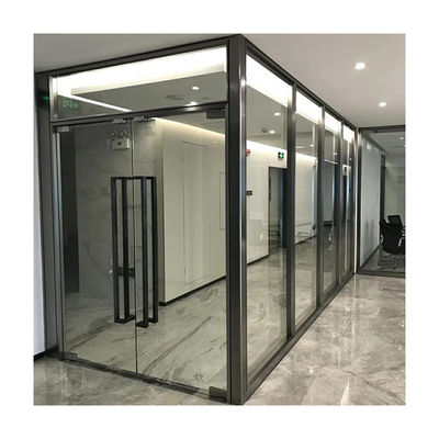 kopen Office Aluminium Framed Glass Partition / Restaurant Panorama Glass Partition online manufacture