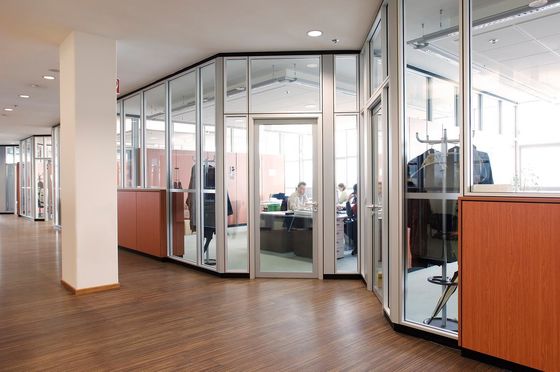 kopen Panoramisch systeem Aluminium raam Glas scheidingsmuur voor woonruimte online manufacture