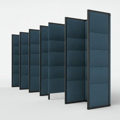 kopen Verplaatsbare geluidsdichte kantorenmuren op maat met weefselafwerking online manufacture