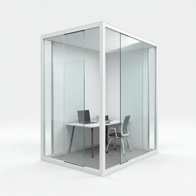 kopen Gepersonaliseerde akustische glazen paneel kantoor afschermingen voor laboratorium instellingen online manufacture