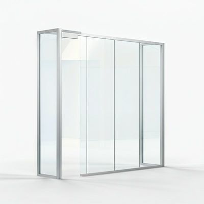 kopen Panoramische afneembare glazen afschermingen, tijdelijke glazen afschermingsmuren Aluminium frame online manufacture