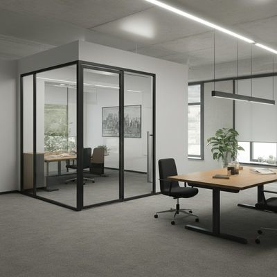 kopen Aluminiumprofiel met dubbele glazen muren voor kantoren online manufacture