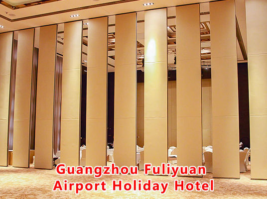 Goede prijs. Gansu Yinchuan International Cultural Exchange Center | Aluminum Frame Movable Partition Wall with High Pressure Laminate Board and Dupont POM Rollers for Top and Bottom Jack Lifting online