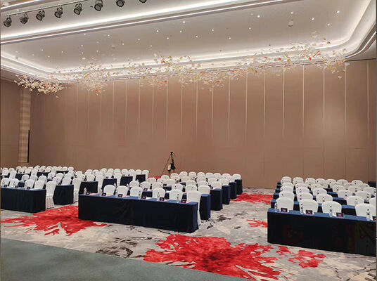 Goede prijs. Fold Away Acoustic Office Partitions with Q235 Steel Frame and 6061-T6 Profiles for Exhibition Halls online