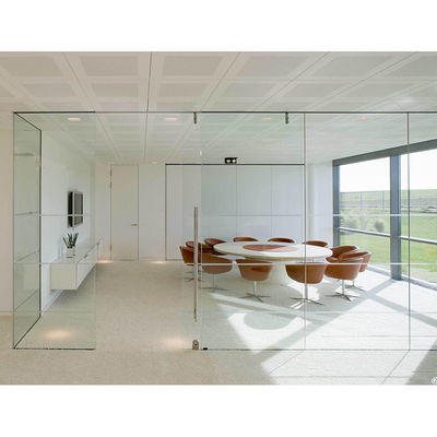 Restaurants Accuustic Glass Partition Wall Single Glazed Conference Room Glazen muren