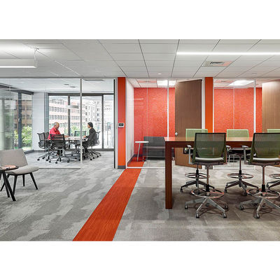 Goede prijs. Accoustic Office Glass Partition Wall met houten afwerking en roestvrij staal 304# Accessories voor geluidsisolatie en brandveiligheid online