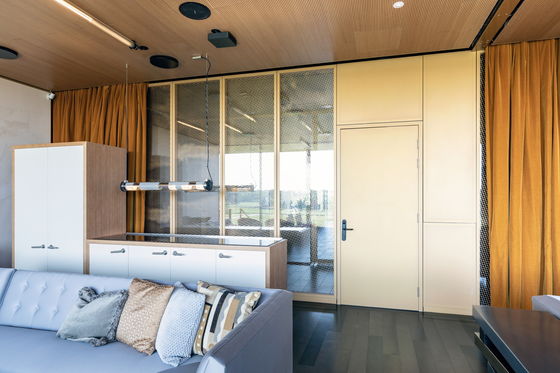 Goede prijs. Aluminiumframe akoestisch glazen kantoorgedeelten Muur 30-42dB geluidsisolatie online