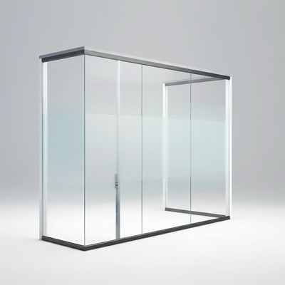 Eenvoudig geglazuurde kantoren gehard glas scheidingsmuur