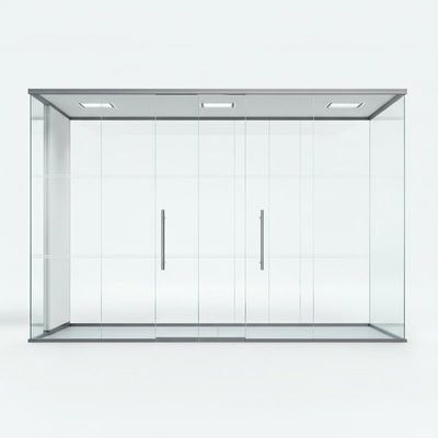 Moderne aluminium muren met schommeldeuren