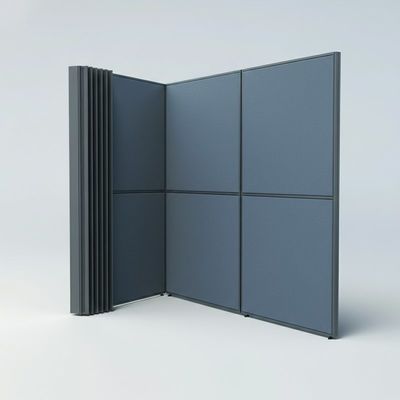 Meerdere panelen kantoor scheidingswand geluidsisolatie met gemakkelijke handmatige bediening
