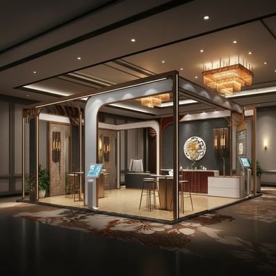 Dikte 68 mm-105 mm Exhibition Partition Walls Geluidsisolatie Max 56dB